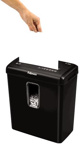 Fellowes 6008101 Powershred P-30C Aktenvernichter, Partikelschnitt, 22 cm, Schwarz