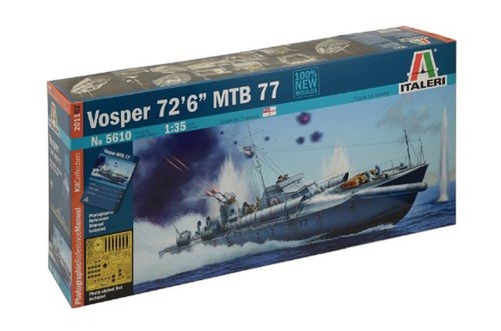 Italeri 510005610-1:35 Vosper 72''6' MTB 77