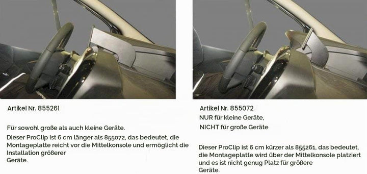 Brodit 855072 Brodit ProClip - Viv 15 Trafic 15, Schwarz