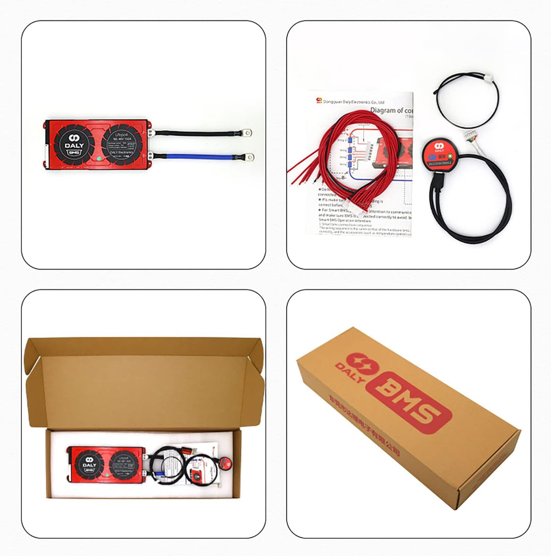 DALY Smart BMS LiFePO4 16S 48V 100A Bluetooth Smart PCB Battery Protection Board Batteriemanagements