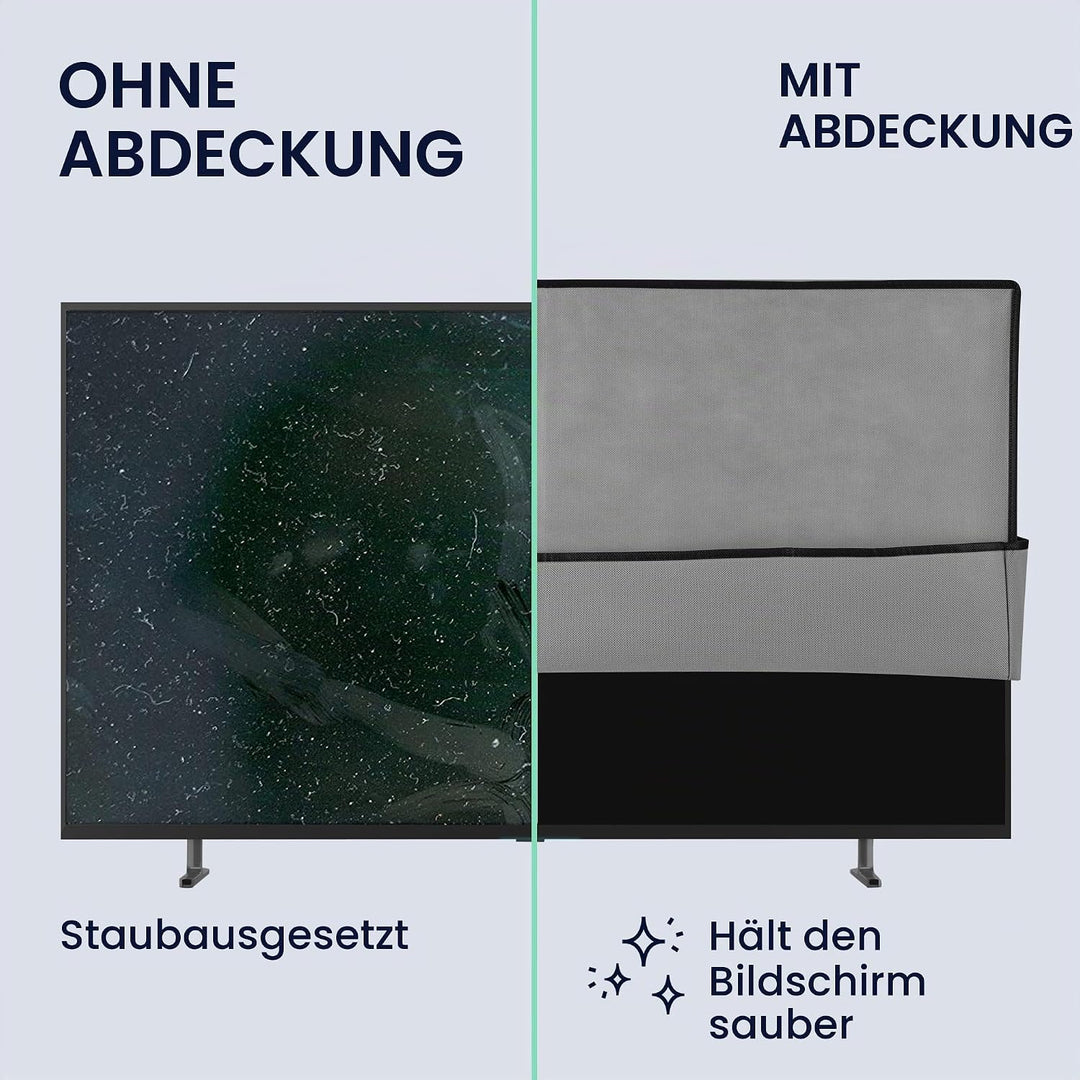 kwmobile 24" TV Hülle - Indoor Fernseher Bildschirmschutz Abdeckung - TV Bildschirm Staubschutzhülle