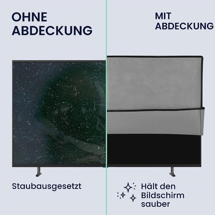 kwmobile 24" TV Hülle - Indoor Fernseher Bildschirmschutz Abdeckung - TV Bildschirm Staubschutzhülle