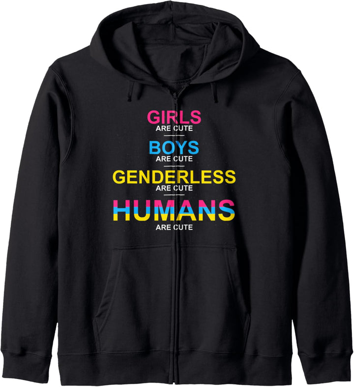 LGBTQ Genderfluid Pan Pride Lustiges Geschenk Pansexuell Kapuzenjacke
