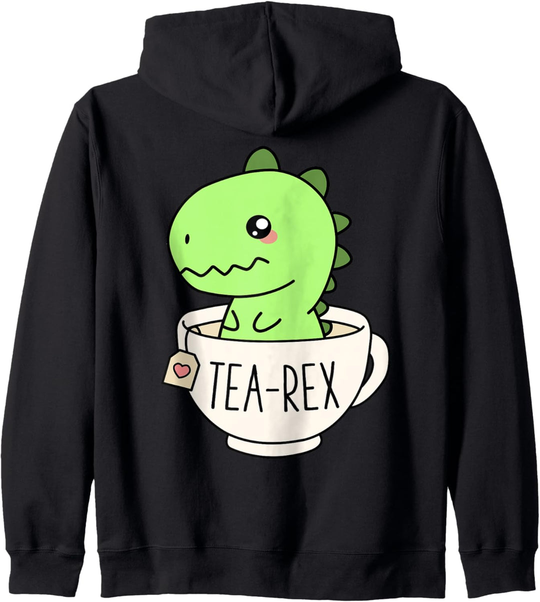 Tea-Rex Cute T-Rex Dinosaur Kawaii Funny Dino Pun Kapuzenjacke