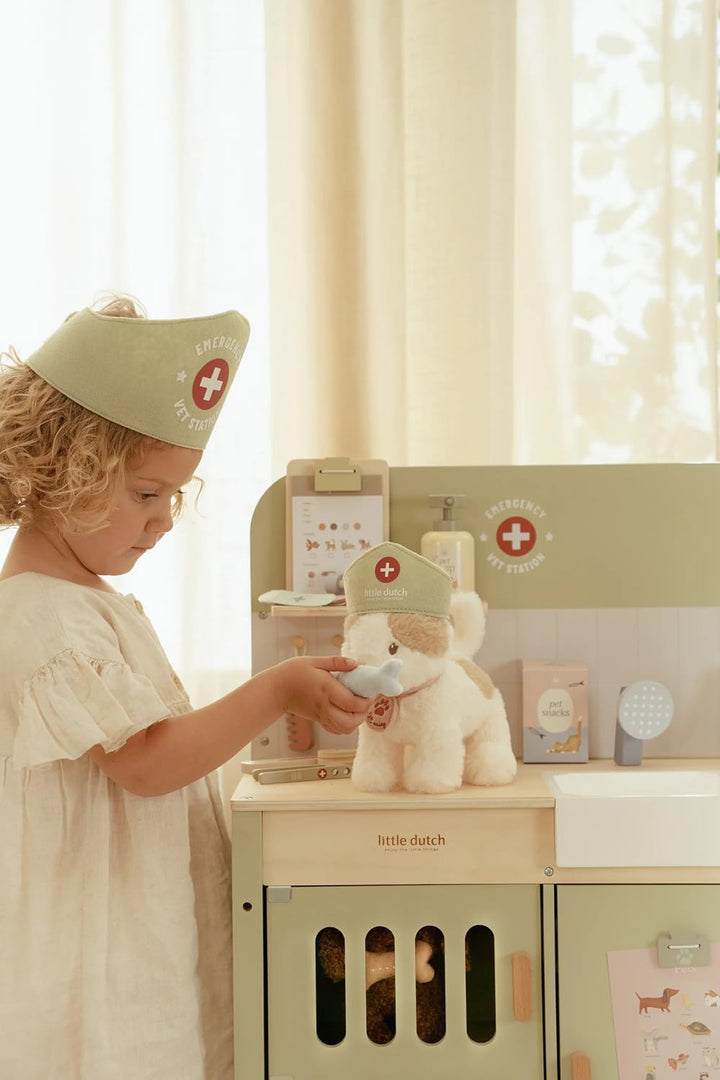 Little Dutch 2546 Holz Kindertierarztpraxis inkl. Zubehör - Mint
