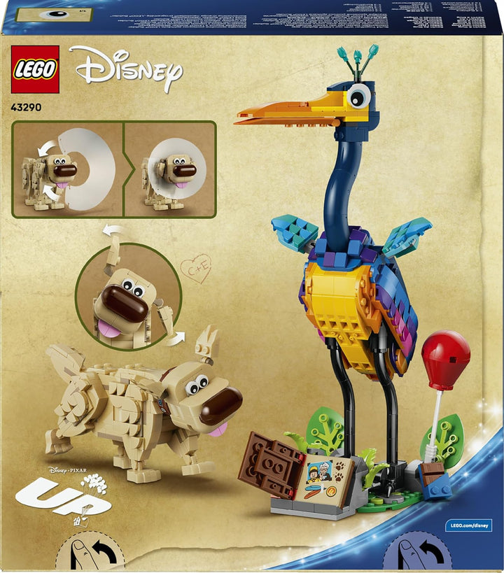 LEGO ǀ Disney and Pixar Kevin und Dug - Spielzeug Golden Retriever Hund & exotischer Vogel - DIY Dek