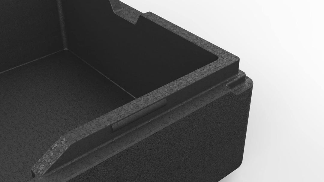 KÄNGABOX® Thermobox Expert GN 1/1 - Die Thermobox für Profis. 21-46 Liter EPP Isolierbox Schwarz 21
