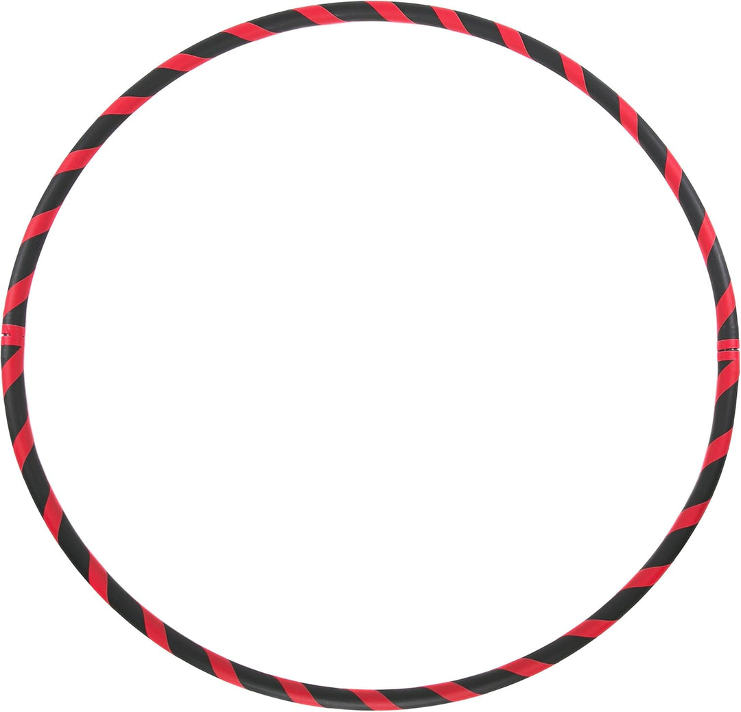 Faltbarer Anfänger Hula Hoop Reifen, Ø90/95/100/105cm Ø95cm Rot, Ø95cm Rot
