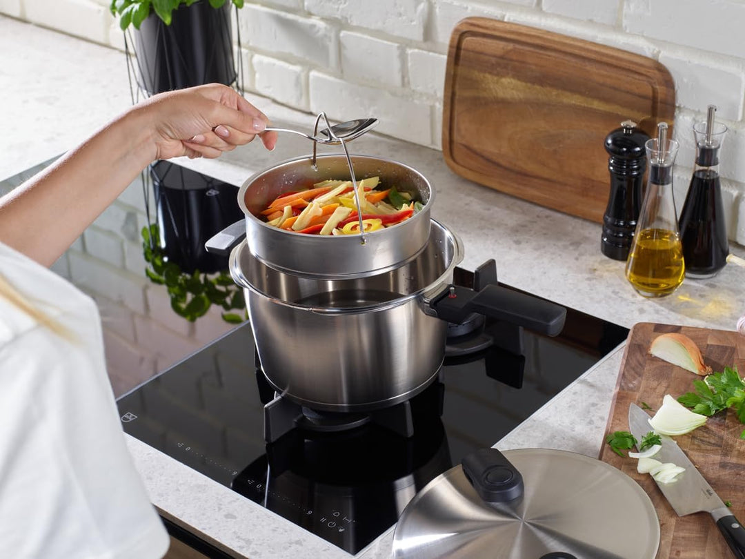 Fissler Vitaquick Premium/Schnellkochtopf-Set 2-teilig, Ø 26 cm (Schnellkochtopf 8 L + Schnellbratpf