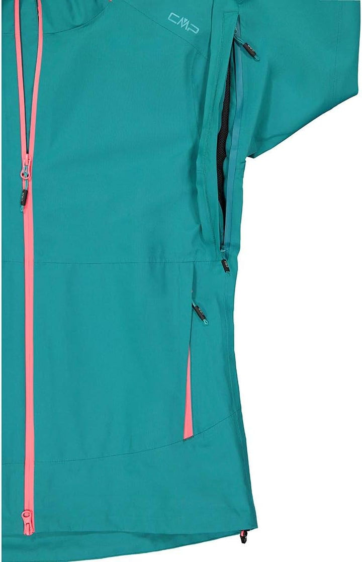 CMP Damen 3-lagen-damenjacke mit Fester Kapuze Jacke 42 Lake, 42 Lake