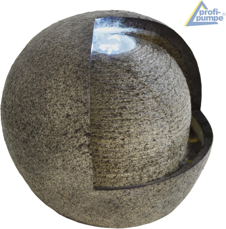 Gartenbrunnen Brunnen Zierbrunnen Zimmerbrunnen Brunnen mit LED-Licht 230V Wasserfall Wasserspiel fü