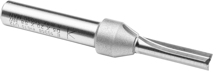 ENT 10358 Nutfräser VHW, Schaft (S) 8 mm, Durchmesser (D) 5 mm, NL 20 mm, SL 32 mm, GL 65 mm, mit Vo