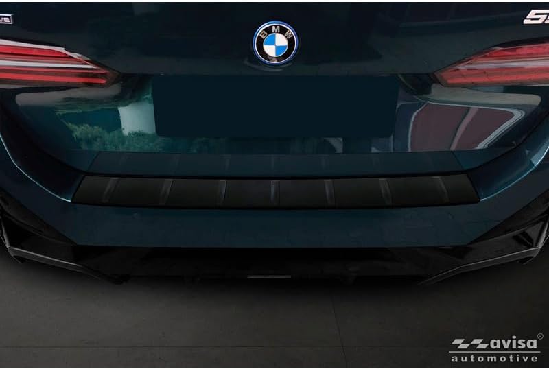 Avisa Matt-Schwarz Edelstahl Heckstossstangenschutz kompatibel mit BMW 5er Touring (G61) 2024- inkl.