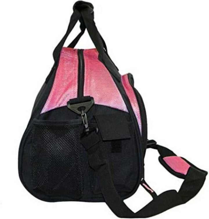 Damen Ballett Tanz Gym Sport Duffel Tasche Mädchen Tanztasche mit Schuhfach Übernachtung Kurze Reise