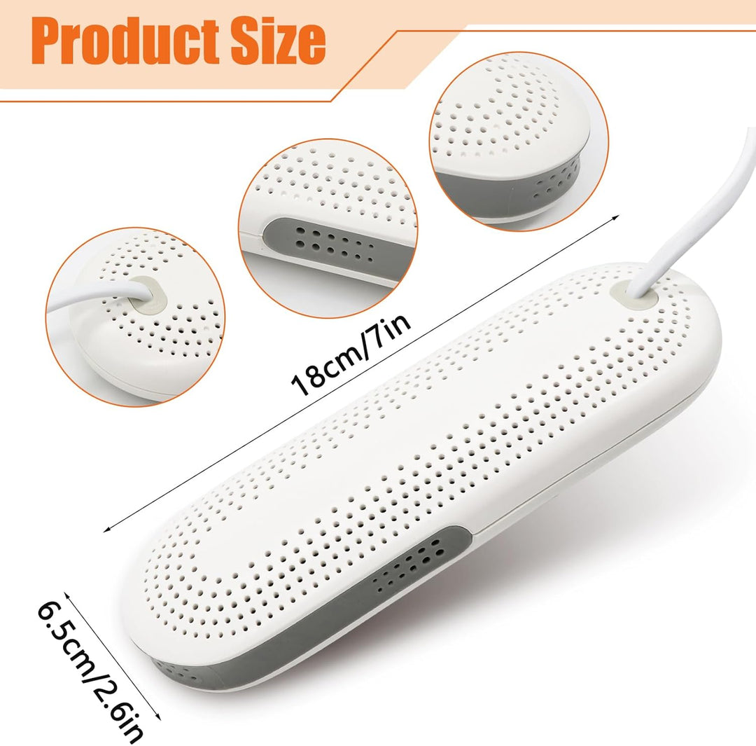 Idota Schuhtrockner Elektrisch, Schuh Trockner Tragbarer, Elektrischer Schuhtrockner mit 3 Modi Time