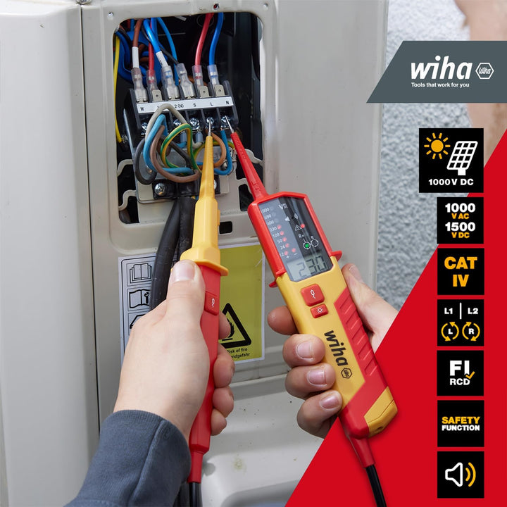 Wiha Lehrlingskoffer für Elektro-Installation 39-teilig VDE I Profi Montagekoffer Elektro (45257) I