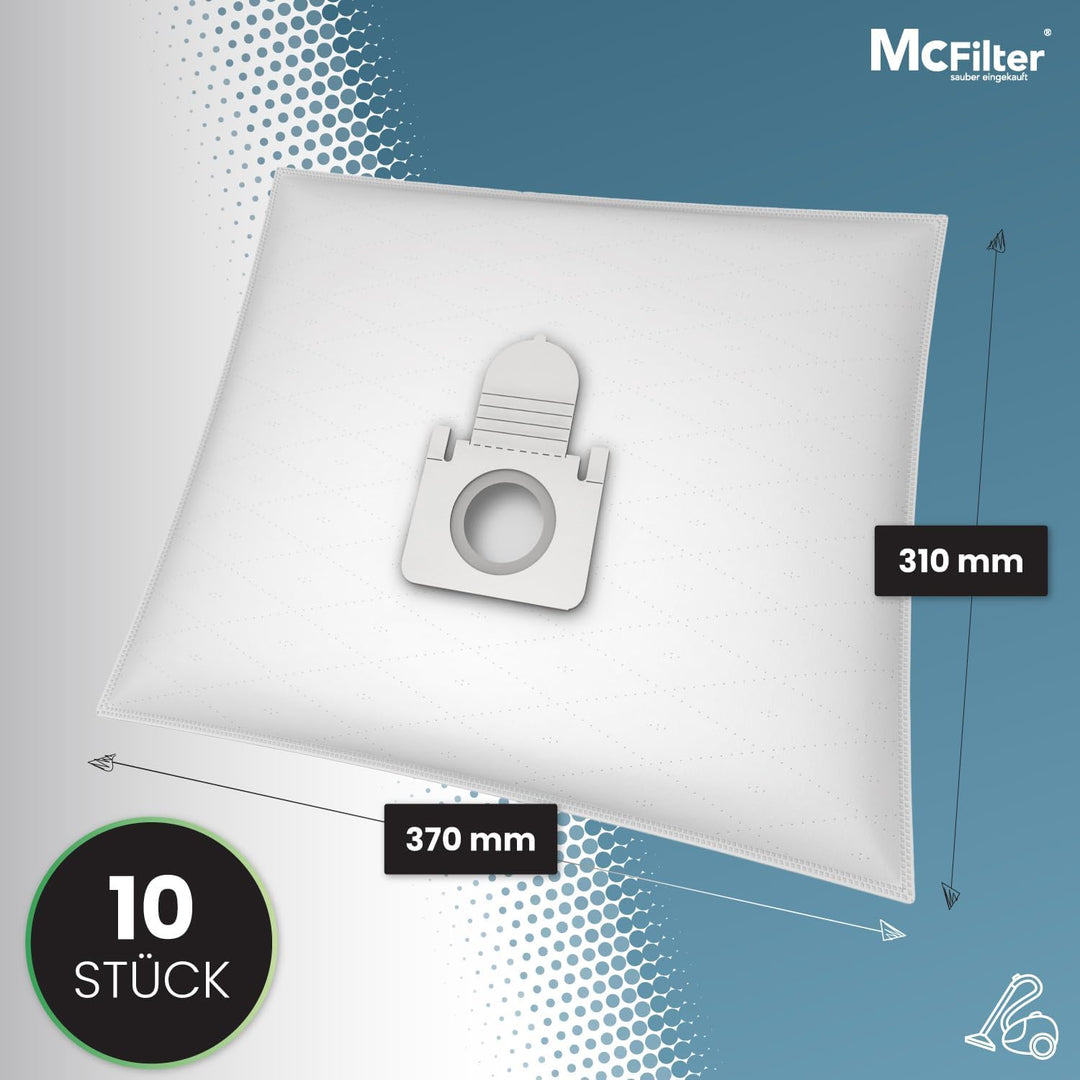 McFilter I SPARSET 10 Staubsaugerbeutel + Filterset geeignet für THOMAS AQUA+ PET & FAMILY, ANTI-ALL