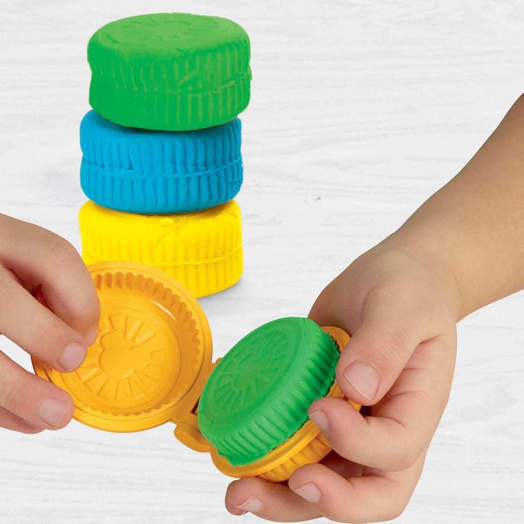 Play-Doh Disney Junior Knet-Werkstatt für unterwegs Micky Maus Spielset, zum Kneten und Spielen für