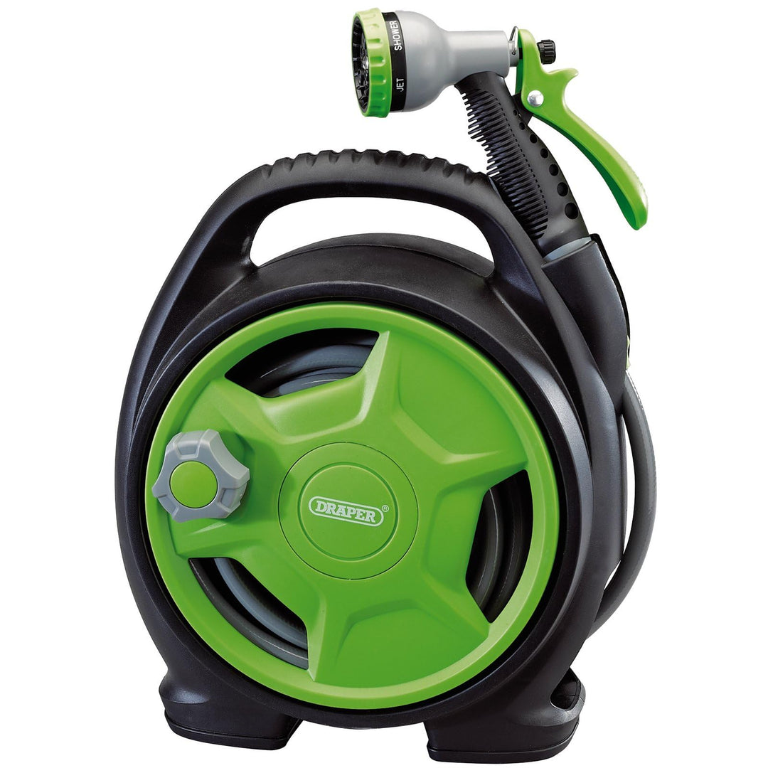 DRAPER gwmhrs2 Mini Schlauchwagen-Set, Blau, 10 m