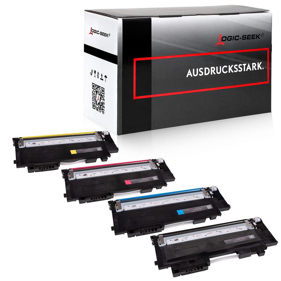 Logic-Seek 4X Toner kompatibel für CLT-P404C CLT-K404S CLT-C404S CLT-M404S CLT-Y404S Multipack für S