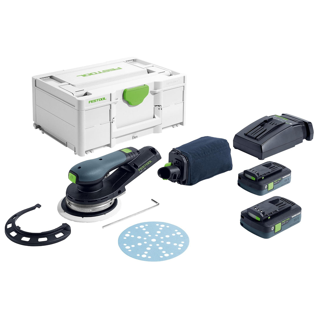 Festool Akku-Exzenterschleifer ETSC 2 150 4,0 I-Plus incl M8 Schleifteller D:150mm MULTI-JET-Stream