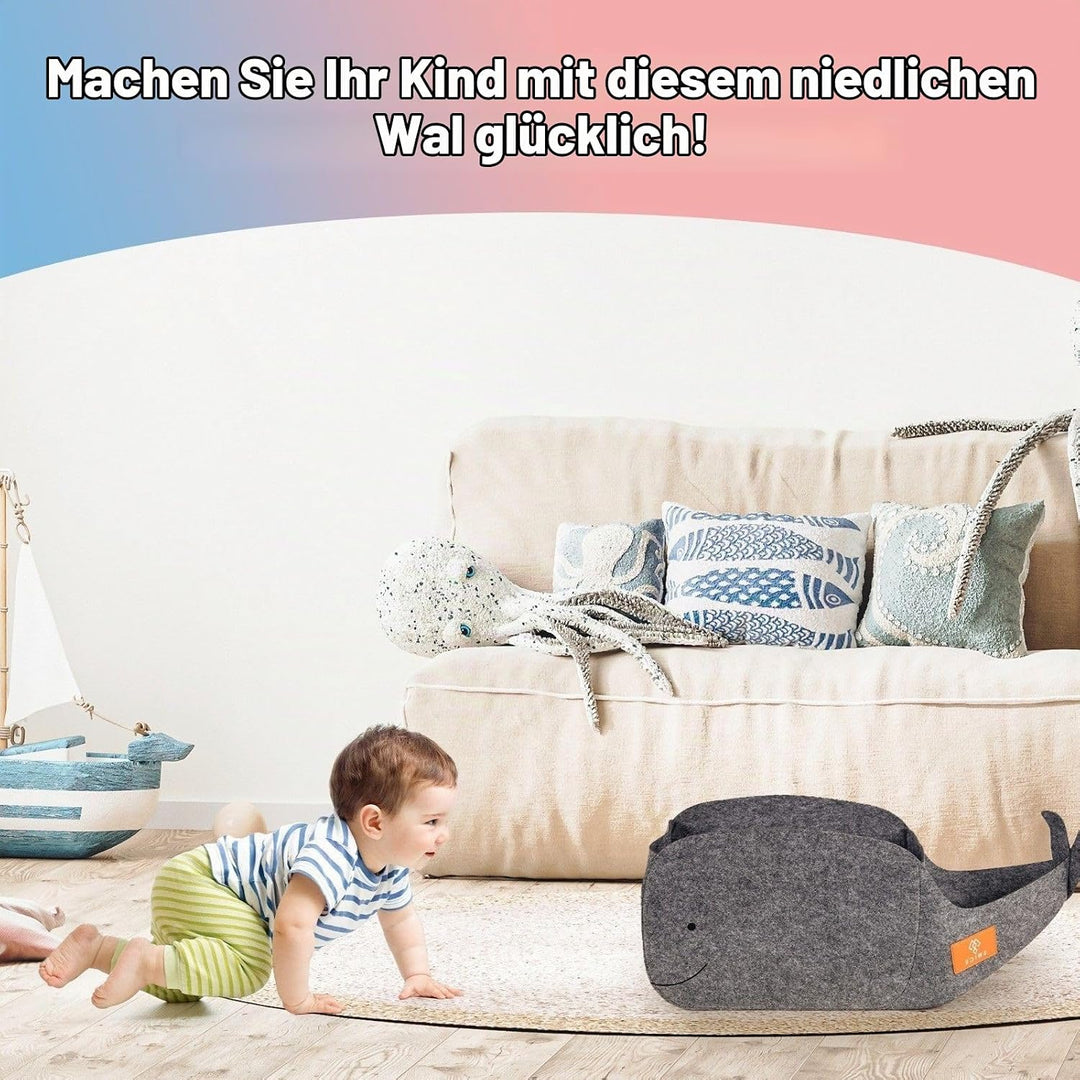 Swics® Aufbewahrungsbox Kinder | 30 L | Spielzeugkiste aus Filz | Perfekte Aufbewahrung für jedes Ka