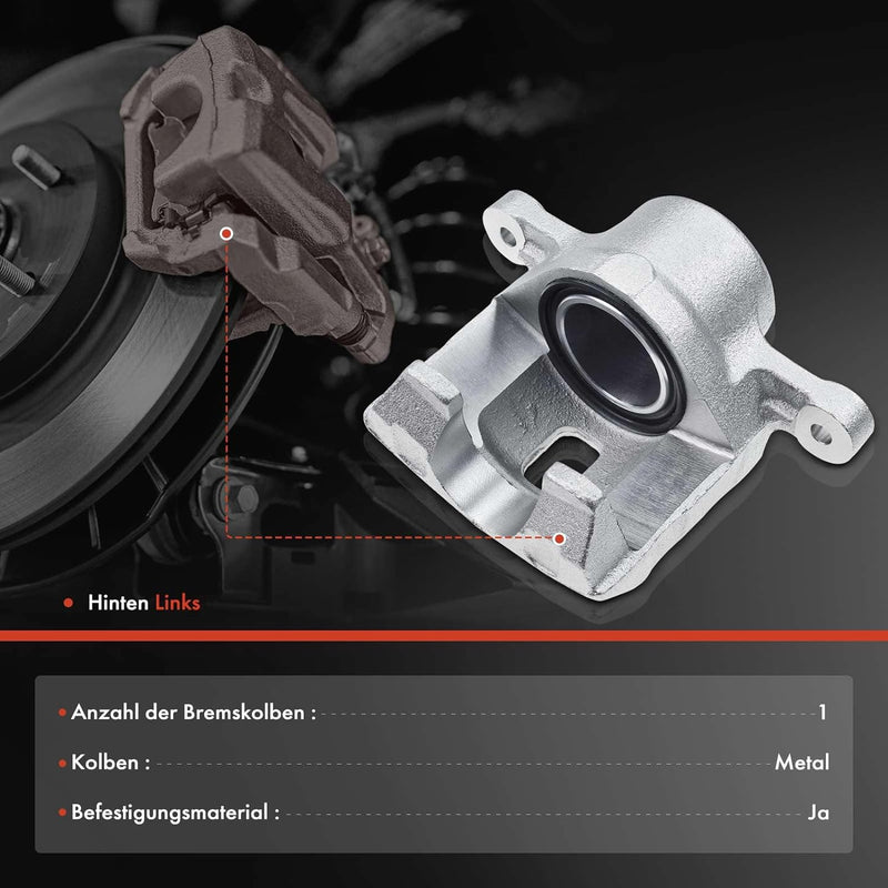 Frankberg Bremssattel Bremszange Vorne Links Kompatibel mit Atos MX 1.0L 1999-2000 Replace