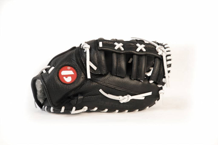 BARNETT GL-301 Baseball Handschuh Erster Base (First Base) Erwachsene, Echtleder, Wettkampf, Schwarz