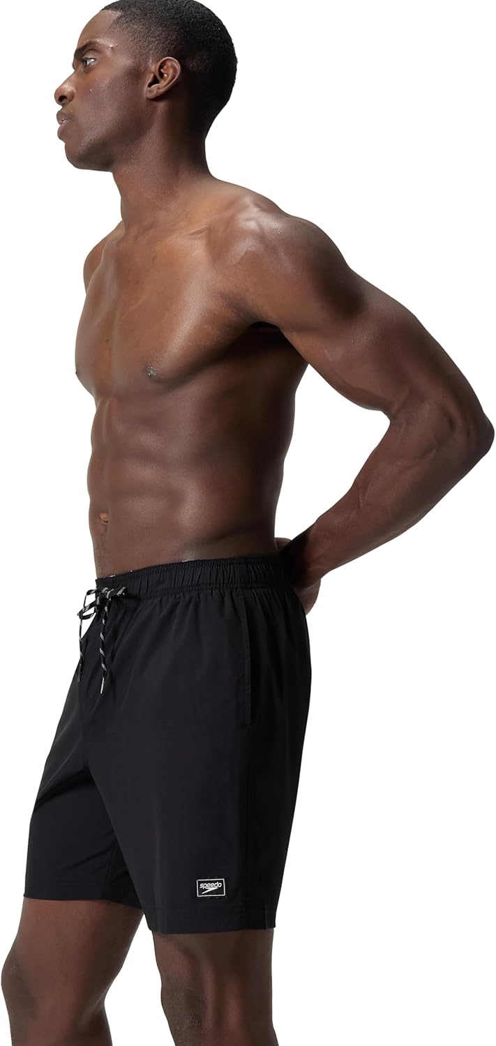 Speedo Herren Knielang Volley Comfort Liner Solid Badehose M 2024 Anthrazit, 48 Anthrazit 2024