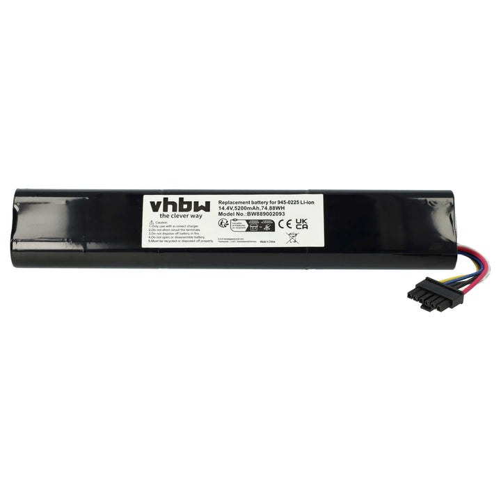 vhbw Akku kompatibel mit Neato Botvac D5+, D6, D303, D502, Connected, D3+, D4, D503, D301, D5, D3, D