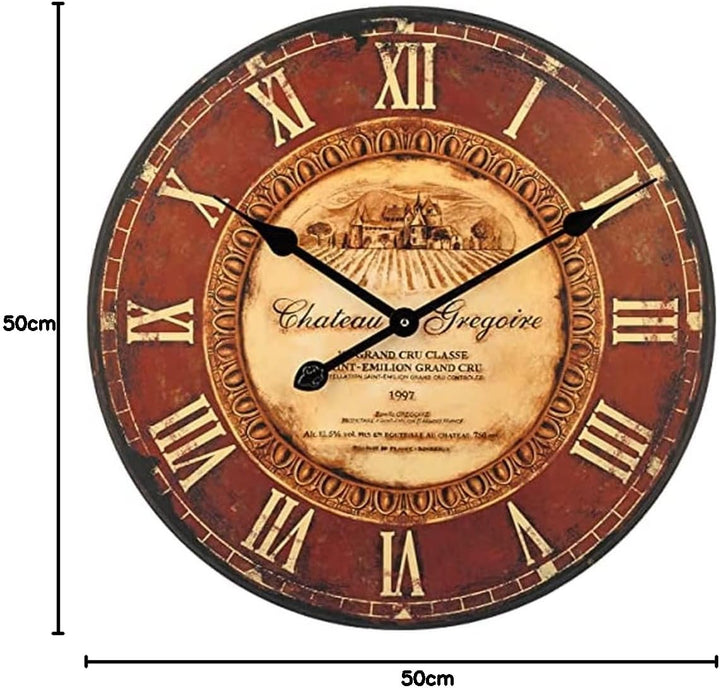 Technoline, WT 1511 Wanduhr, Ø 50cm, mehrfarbig