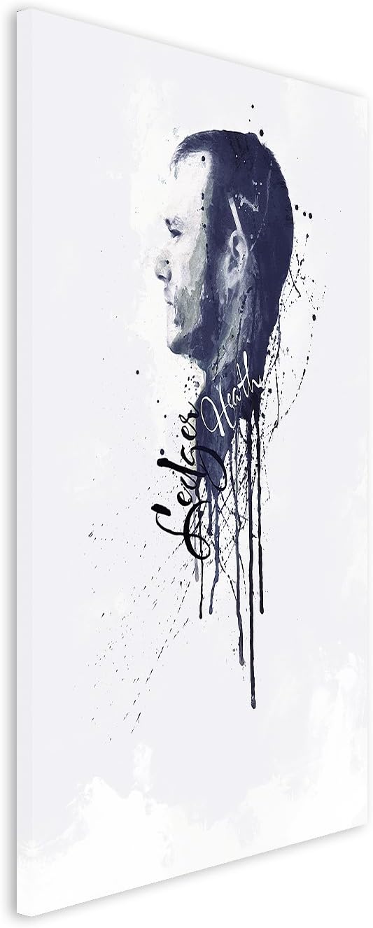 Paul Sinus Art Heath Ledger II 90x 60cm Keilrahmenbild Kunstbild Aquarell Art Wandbild auf Leinwand