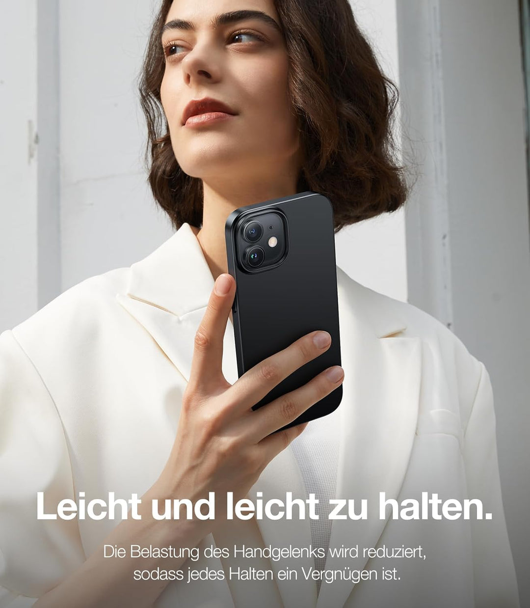 TORRAS Ultra Dünn für iPhone 12 Mini Hülle (mit 2 Schutzglas) Unzerbrechlich Schutz, Exzellente Samt