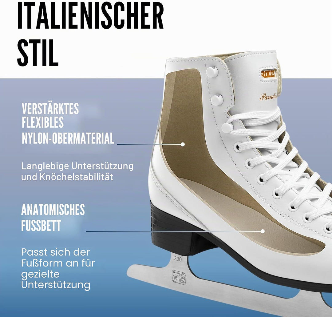 Roces Kinder Paradise/Lama Schlittschuh 34 Weiss, 34 Weiss