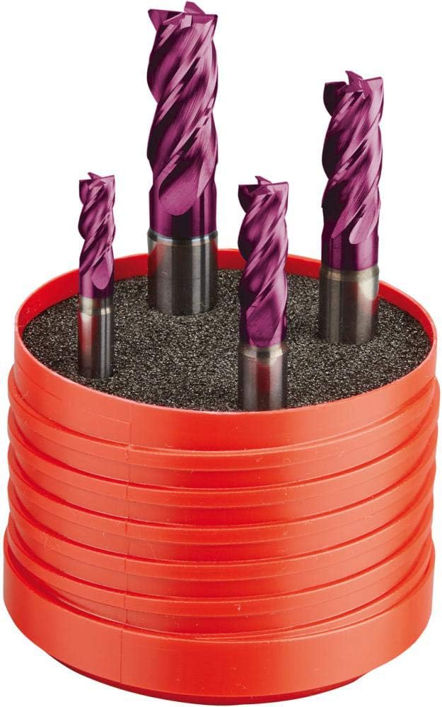 Format Schruppfräser-Set HPCL TiALN Typ UNI Z4 6-12mm