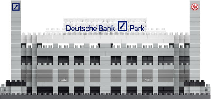 FOCO Offizielles Lizenzprodukt Eintracht Frankfurt Deutsche Bank Park Waldstadion BRXLZ-Steine 3D-Mi