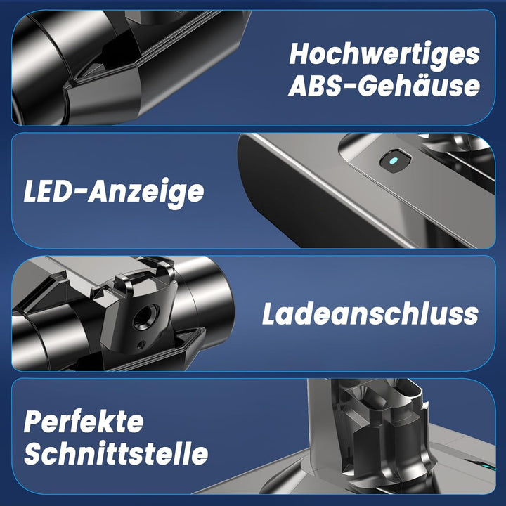 V11 Akku für Dyson V11, Akku Kompatibel mit V 11(Einschraubmodelle) Animal Absolute Motorhead Fluffy