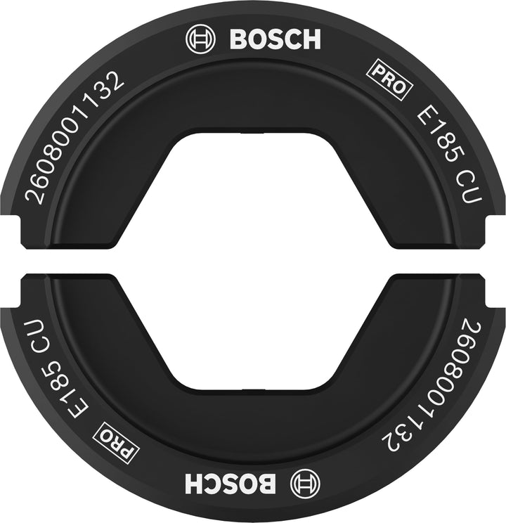 Bosch 1x PRO Presseinsatz für Kupfer (67 x 45 mm, Professional Zubehör Crimpwerkzeuge) E185, E185