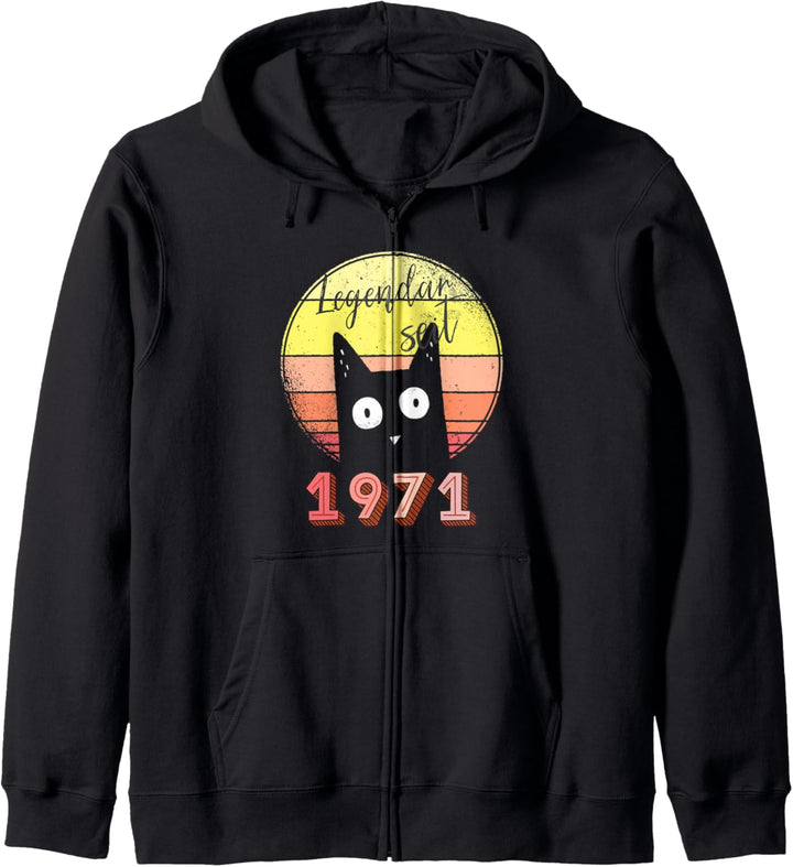 50. Geburtstag 50 Jahre Musiker Gitarre Jahrgang 1971 Kapuzenjacke
