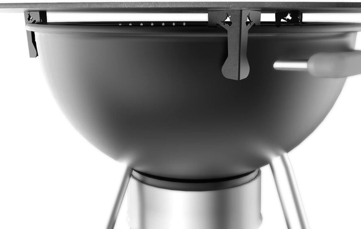 tuning-art GR05 Grillring + Grilleinsatz + Abstandshalter 3er Set | Rund | Bullenmotiv | Stahl | Pla