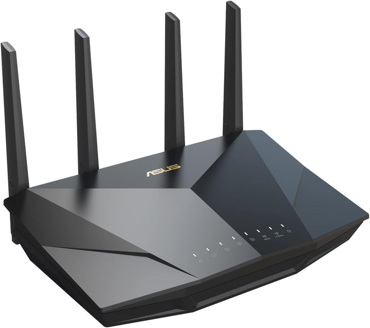 ASUS RT-AX5400 AiMesh Dual Band WiFi 6 kombinierbarer Router (Tethering als 4G und 5G Router-Ersatz,