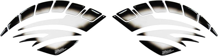 BIKE-label Seitentank Pad Motorrad Transparent Schwarz-Verlauf 810009