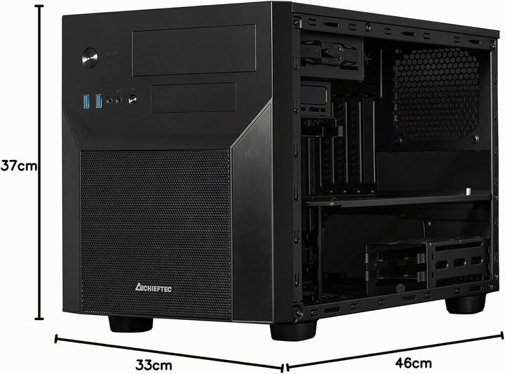 Chieftec GEH MIDI Cube CI-02B-OP (B) 2xUSB3.0/1xUSB2.0
