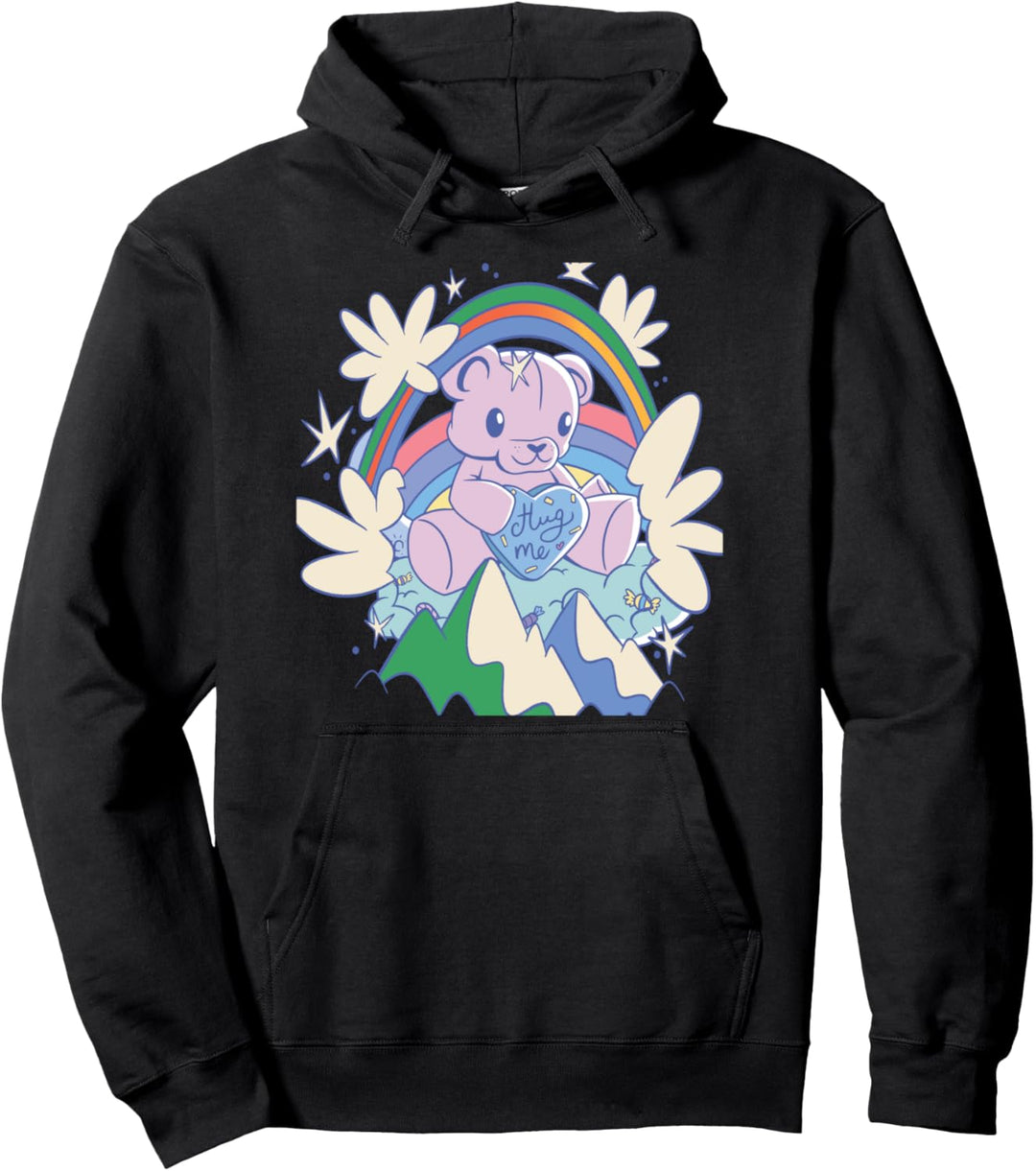 Rainbow Hug Me Cute Teddy Hug Time Teddybär Pullover Hoodie
