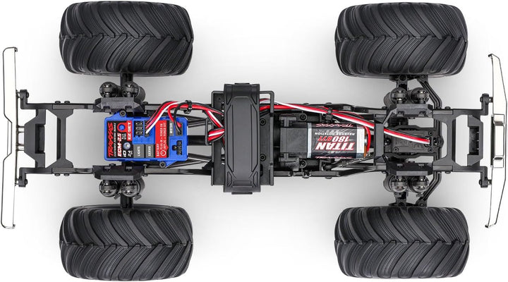 TRAXXAS TRX-4MT Chevy K10 schwarz 4x4 1/18 Monster-Truck RTR Brushed, mit Akku und USB Ladegerät