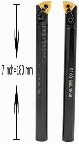 2 Stück S16Q-MWLNR08 + S16Q-MWLNL08 Drehmeissel-Halter Bohrstange 10 Stück WNMG080404-TM indexierbar