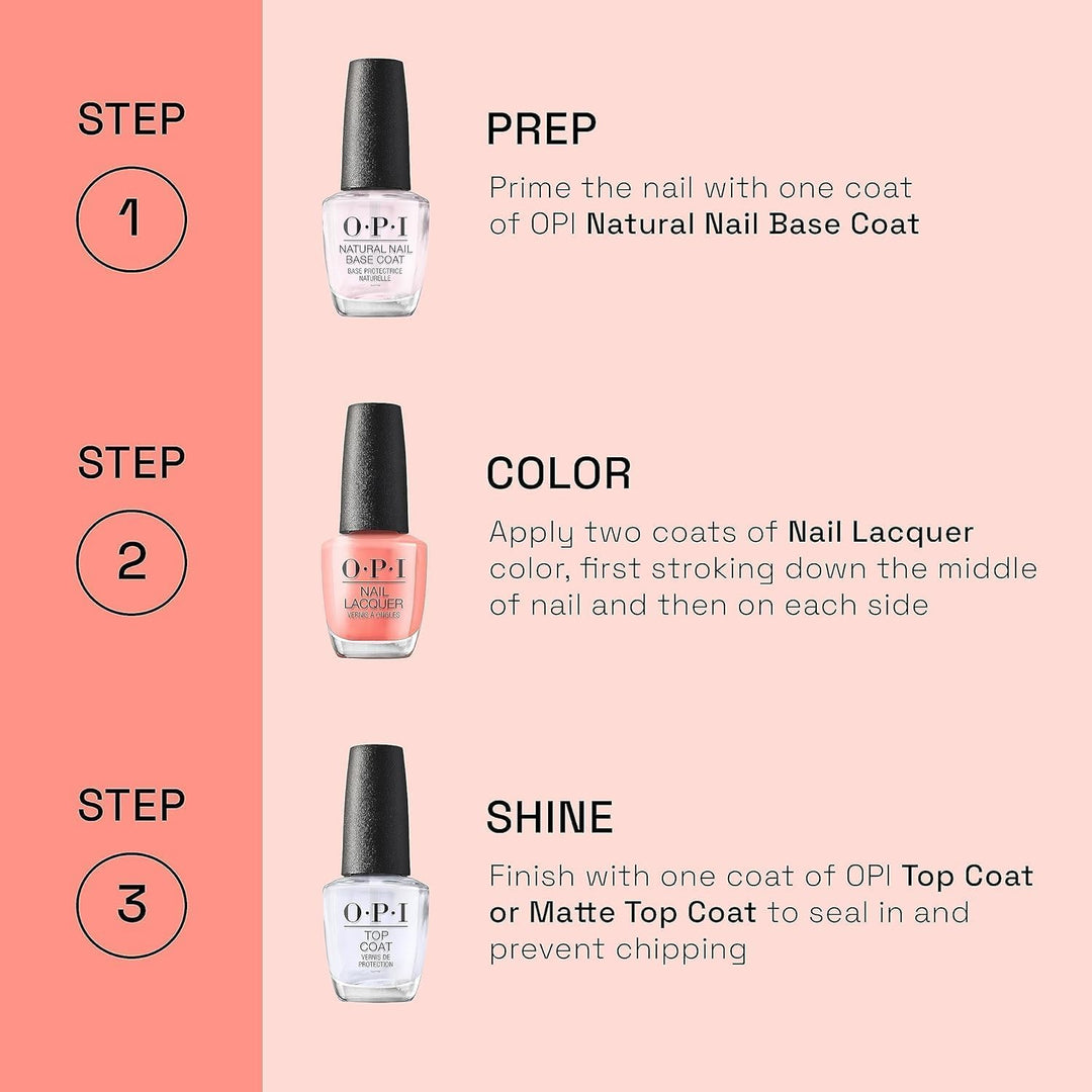 OPI NAIL LACQUER NTT30 TOP COAT HIGH-GLOSS PROTECTION