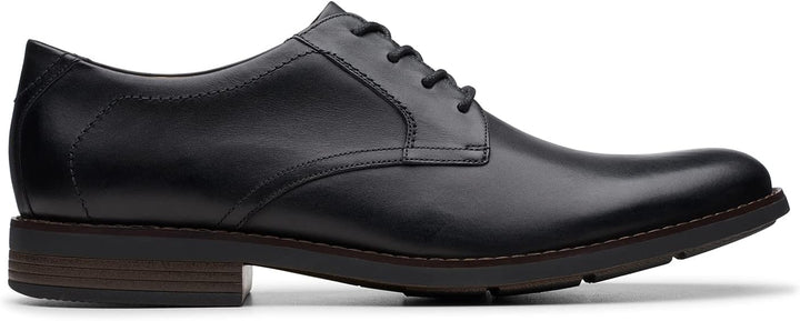 Clarks Herren Becken Lace Brogues 39.5 EU Schwarzes Leder, 39.5 EU Schwarzes Leder