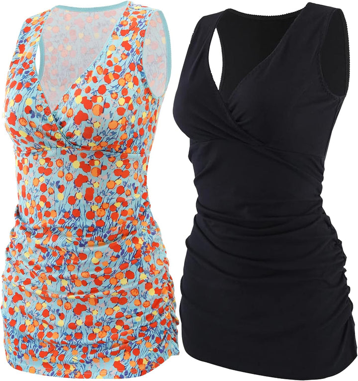 ZUMIY Still-Shirt/Umstandstop, Schwangeres Stillen Nursing Schwangerschaft Top Umstandsmode Unterwäs