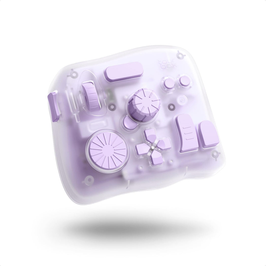 TOUR BOX Elite Plus, iPad-Zeichnen, Bluetooth-Controller für Video- und Foto- Bearbeitung, iPad/Mac/